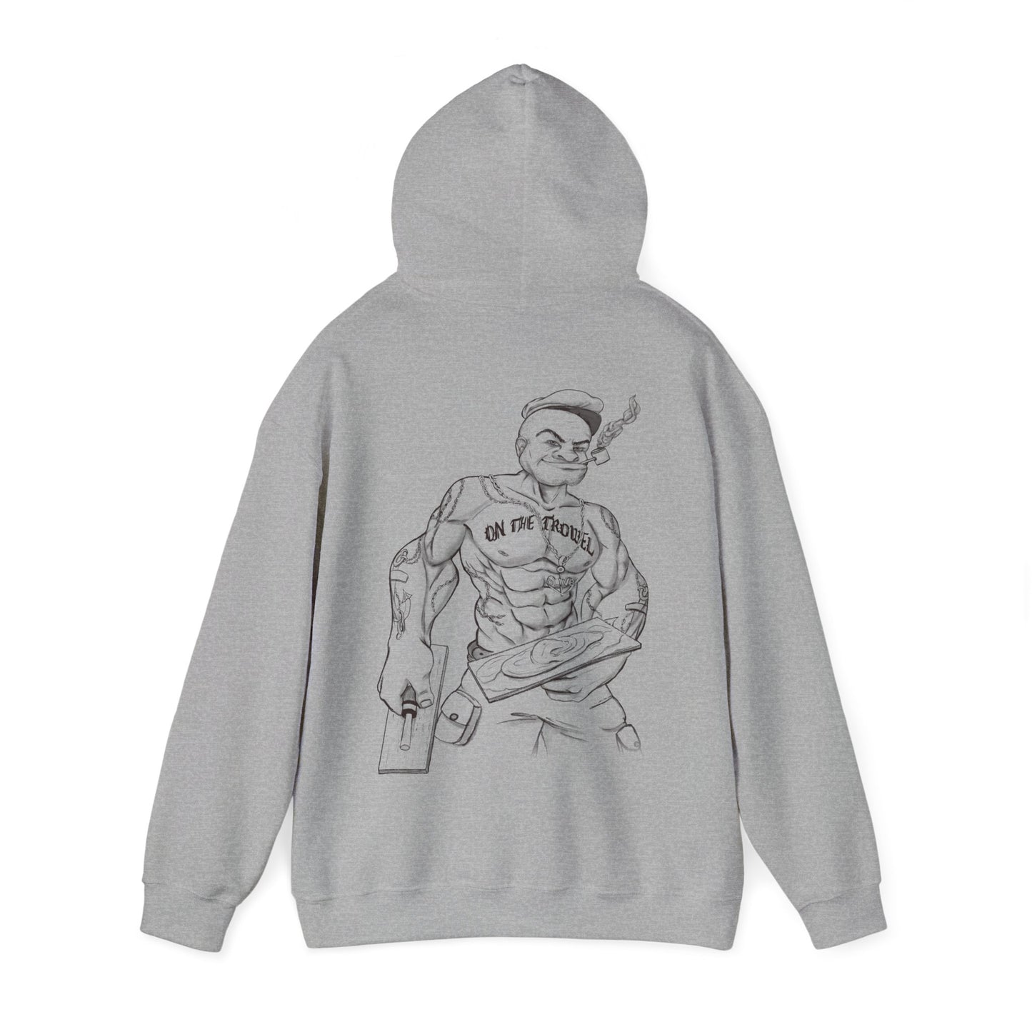 Men's "POPEYE" BACK DESIGN Heavy Blend™ Hoodie