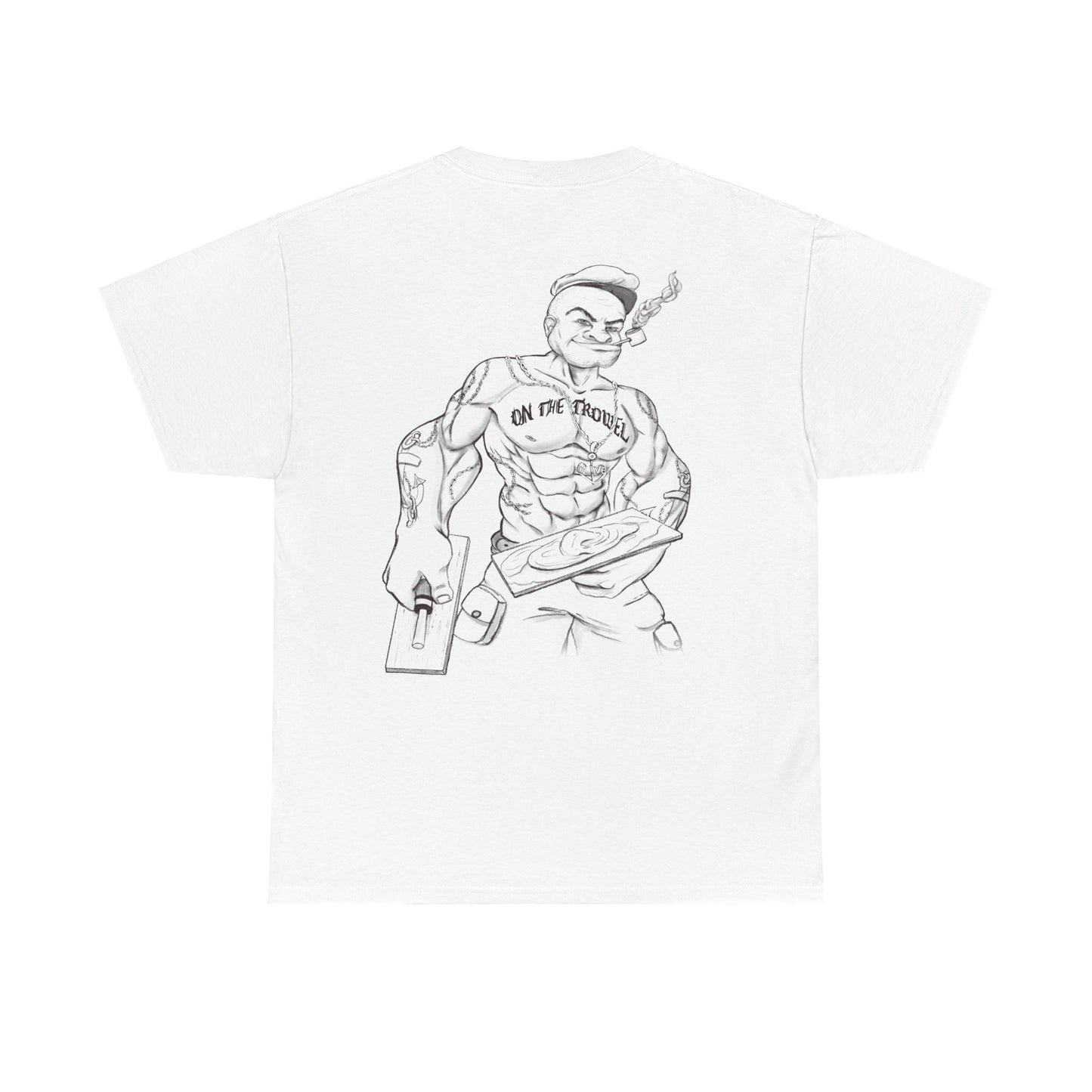 Men's "POPEYE" BACK DESIGN Cotton T-shirt