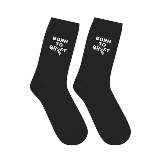 "Born To Graft" Mid-length Socks