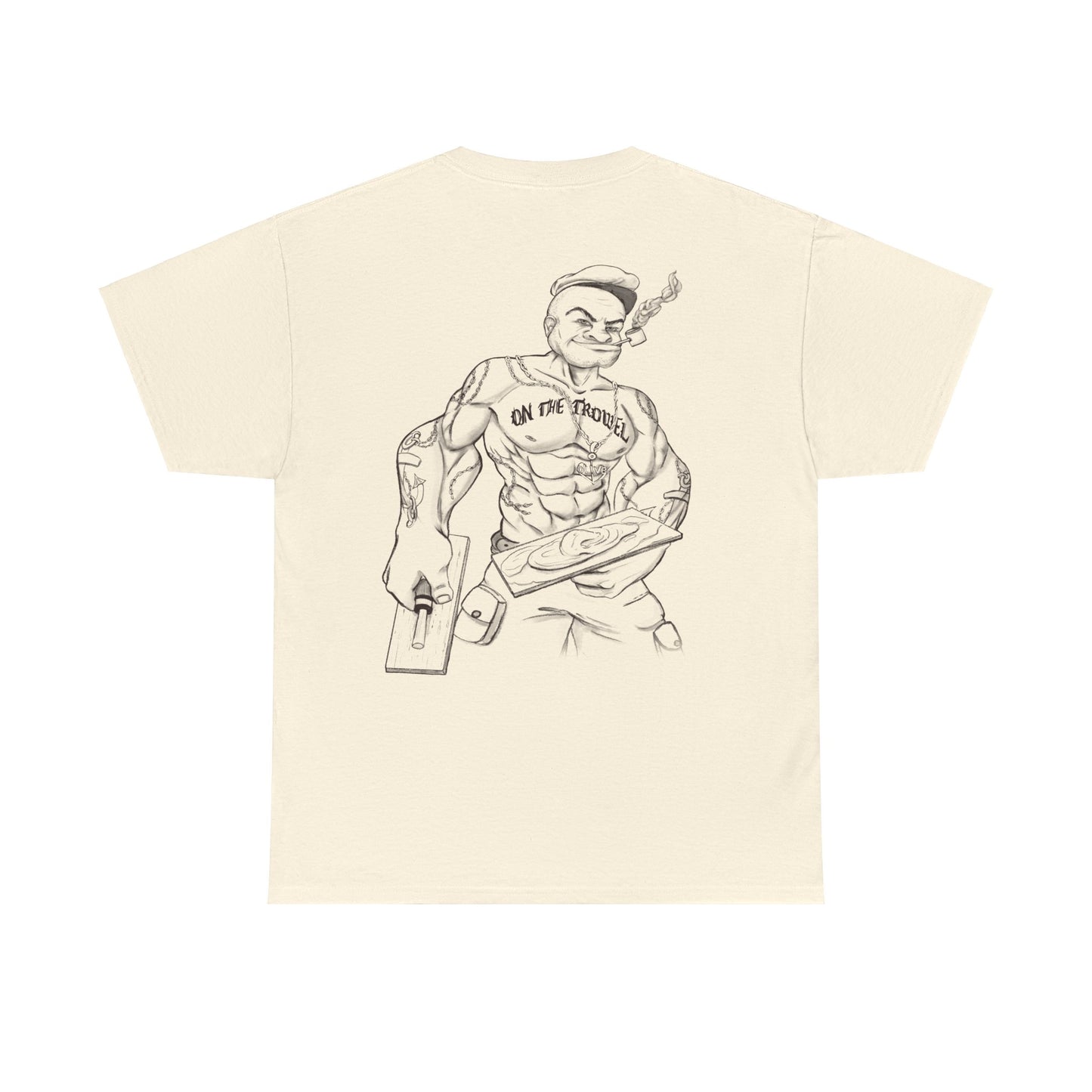 Men's "POPEYE" BACK DESIGN Cotton T-shirt