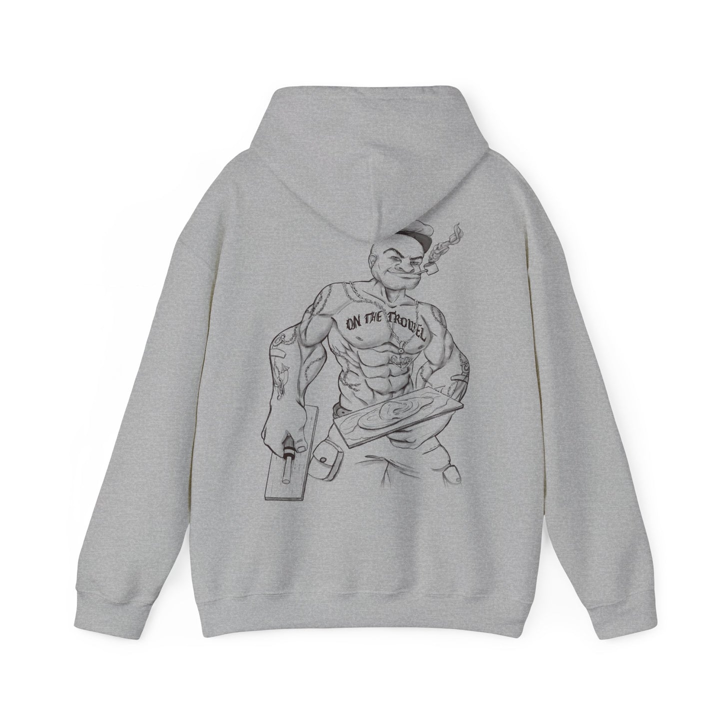 Men's "POPEYE" BACK DESIGN Heavy Blend™ Hoodie