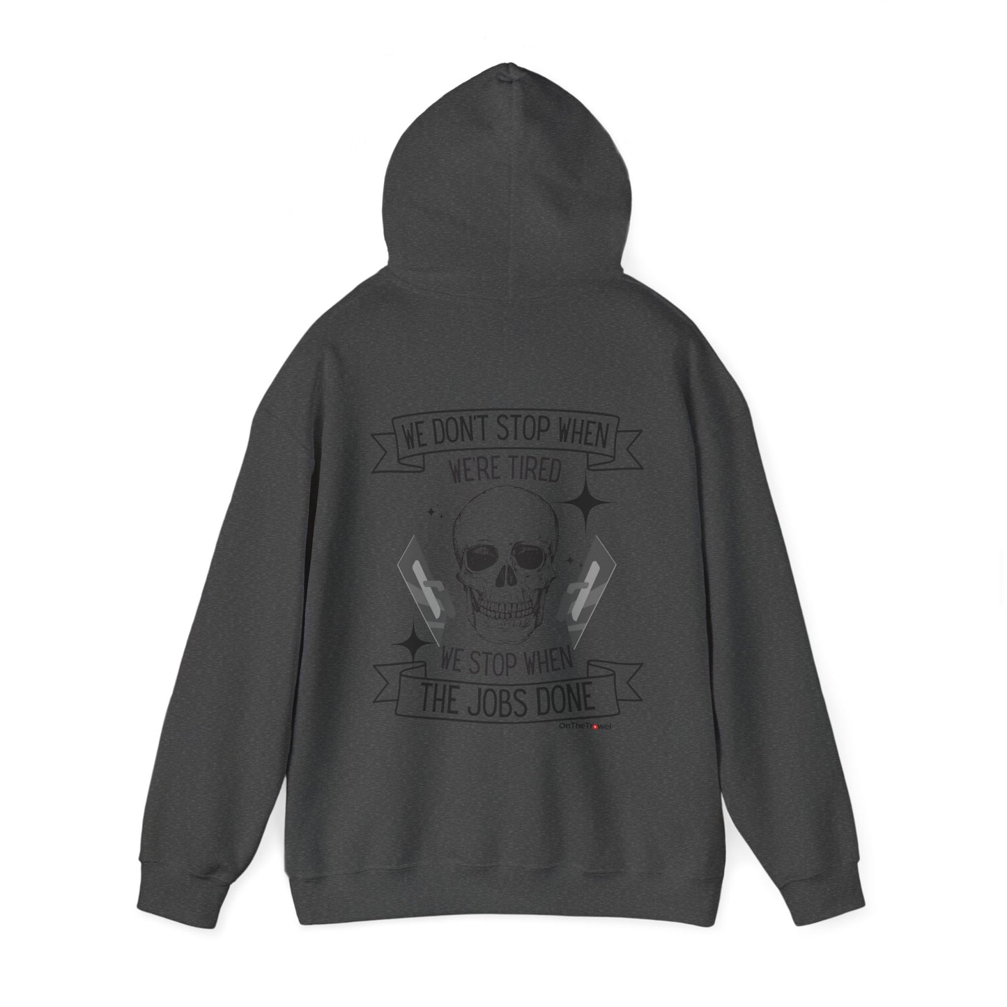 Men's "We Don't Stop" BACK DESIGN Heavy Blend™ Hoodie