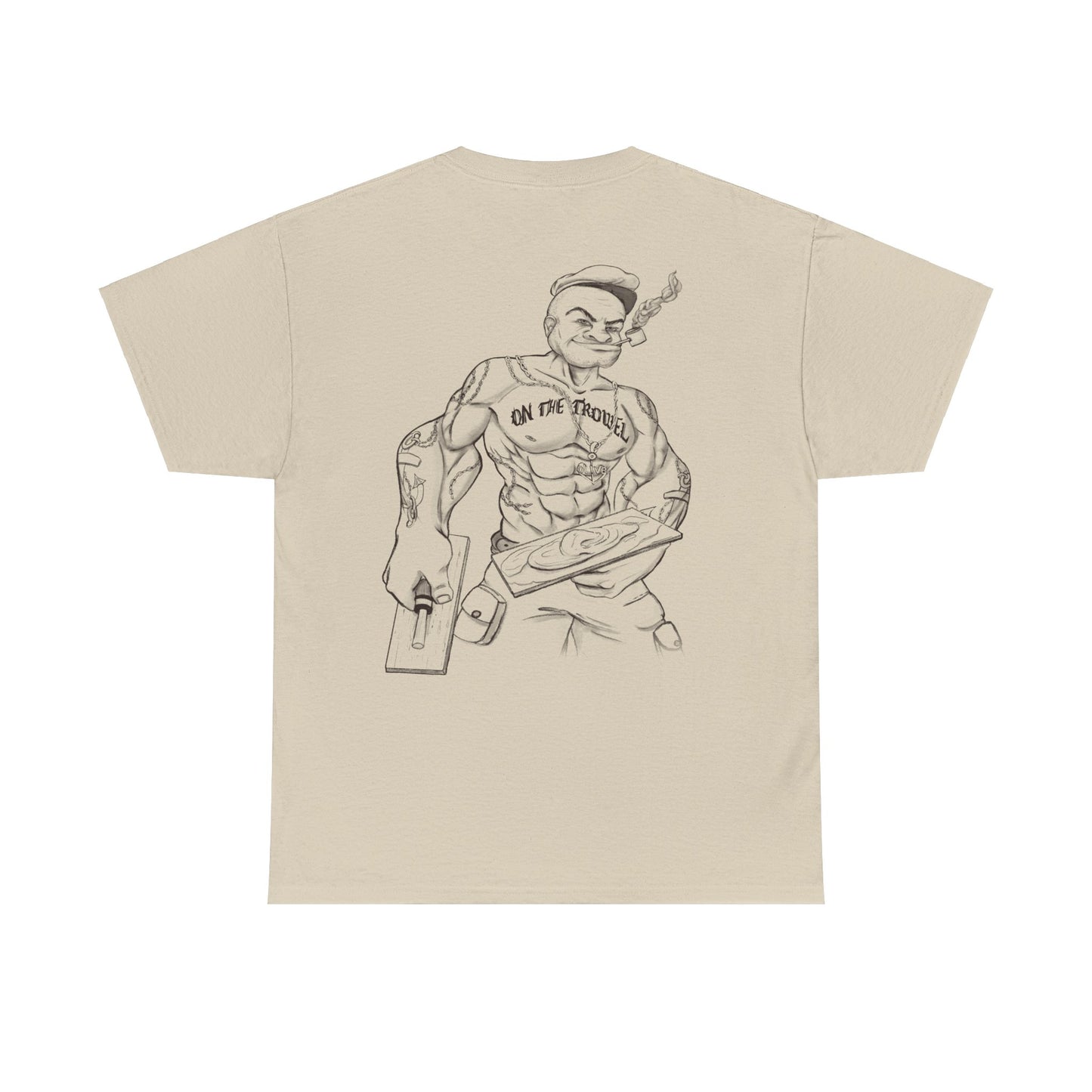 Men's "POPEYE" BACK DESIGN Cotton T-shirt