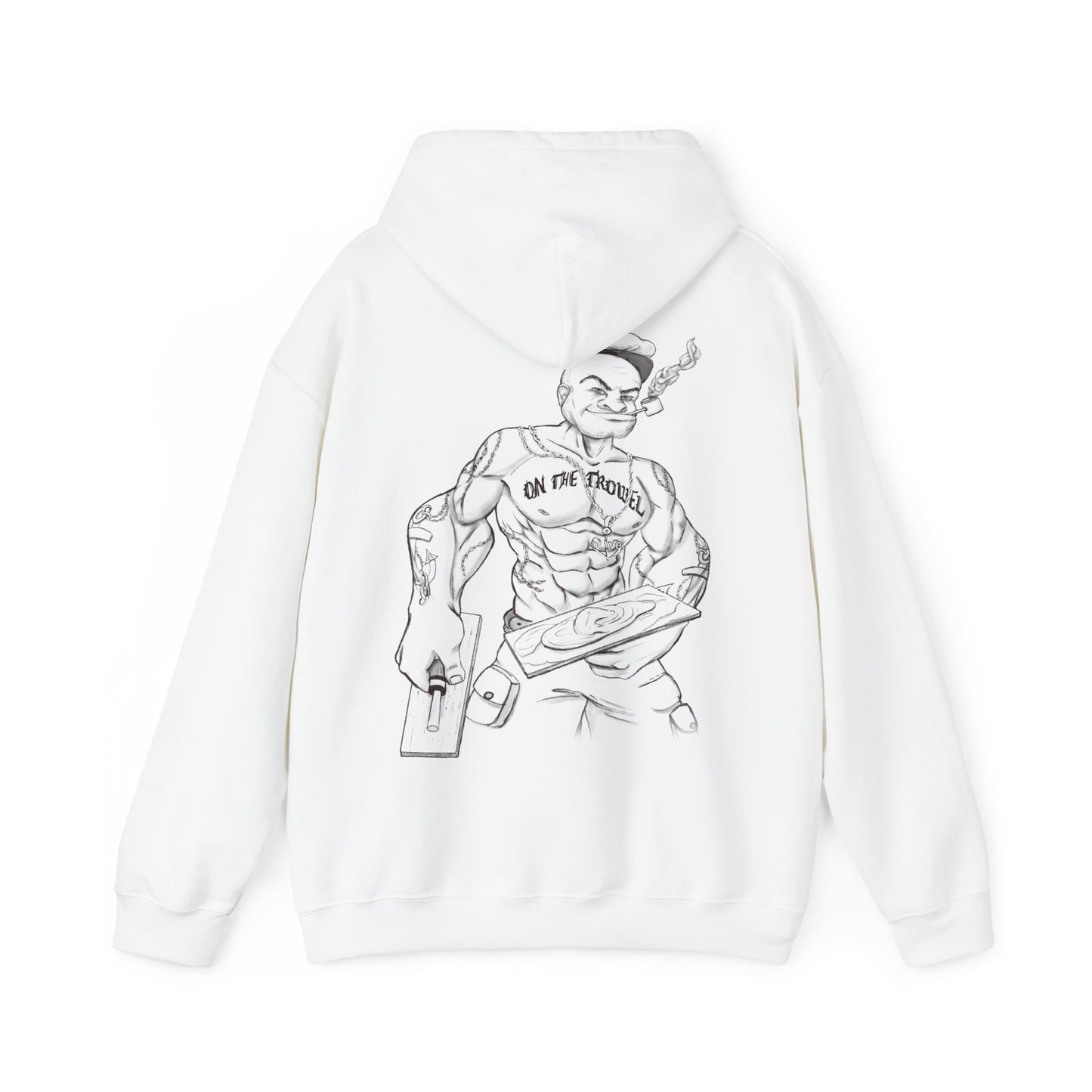 Men's "POPEYE" BACK DESIGN Heavy Blend™ Hoodie